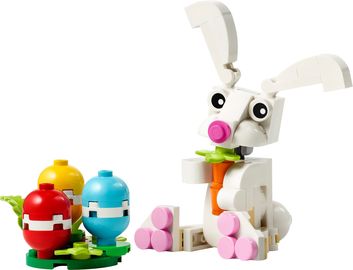 Easter Bunny with Colourful Eggs