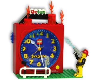 Jack Stone Fireman Clock
