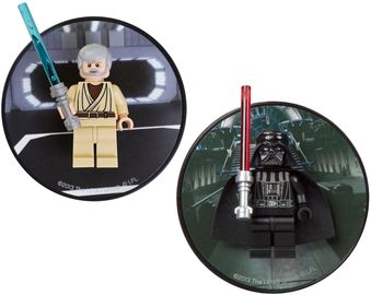 Darth Vader and Obi Wan Kenobi Magnet Set