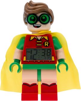 THE LEGO BATMAN MOVIE Robin Minifigure Alarm Clock