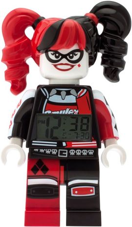 THE LEGO BATMAN MOVIE Harley Quinn Minifigure Alarm Clock