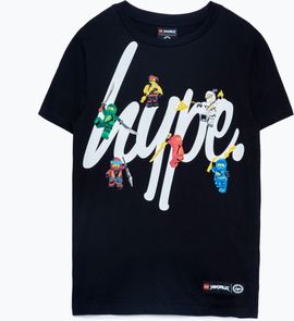 HYPE X LEGO NINJAGO Black Squad Script Adults' T-Shirt
