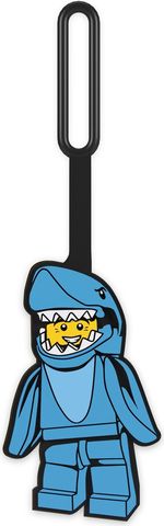 Shark Suit Guy Bag Tag