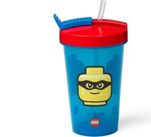 Tumbler with Drinking Straw
