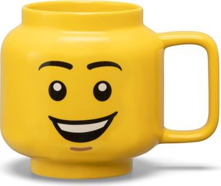 Large Happy Boy Ceramic Mug