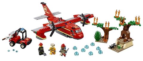 Löschflugzeug der Feuerwehr