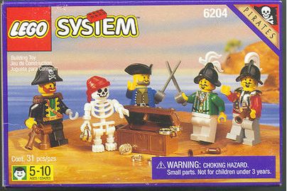 5 Piratenfiguren
