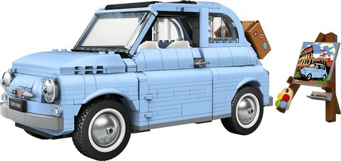 Fiat 500, light blue edition