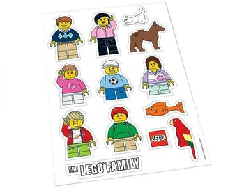 LEGO Family Car Stickers