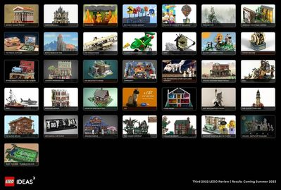 36 Projects To Reach Third LEGO Ideas Review Stage