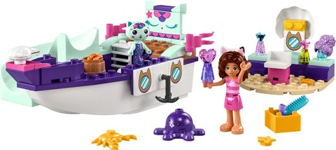 LEGO Gabby's Dollhouse 10786: Gabby & MerCat's Ship & Spa Set