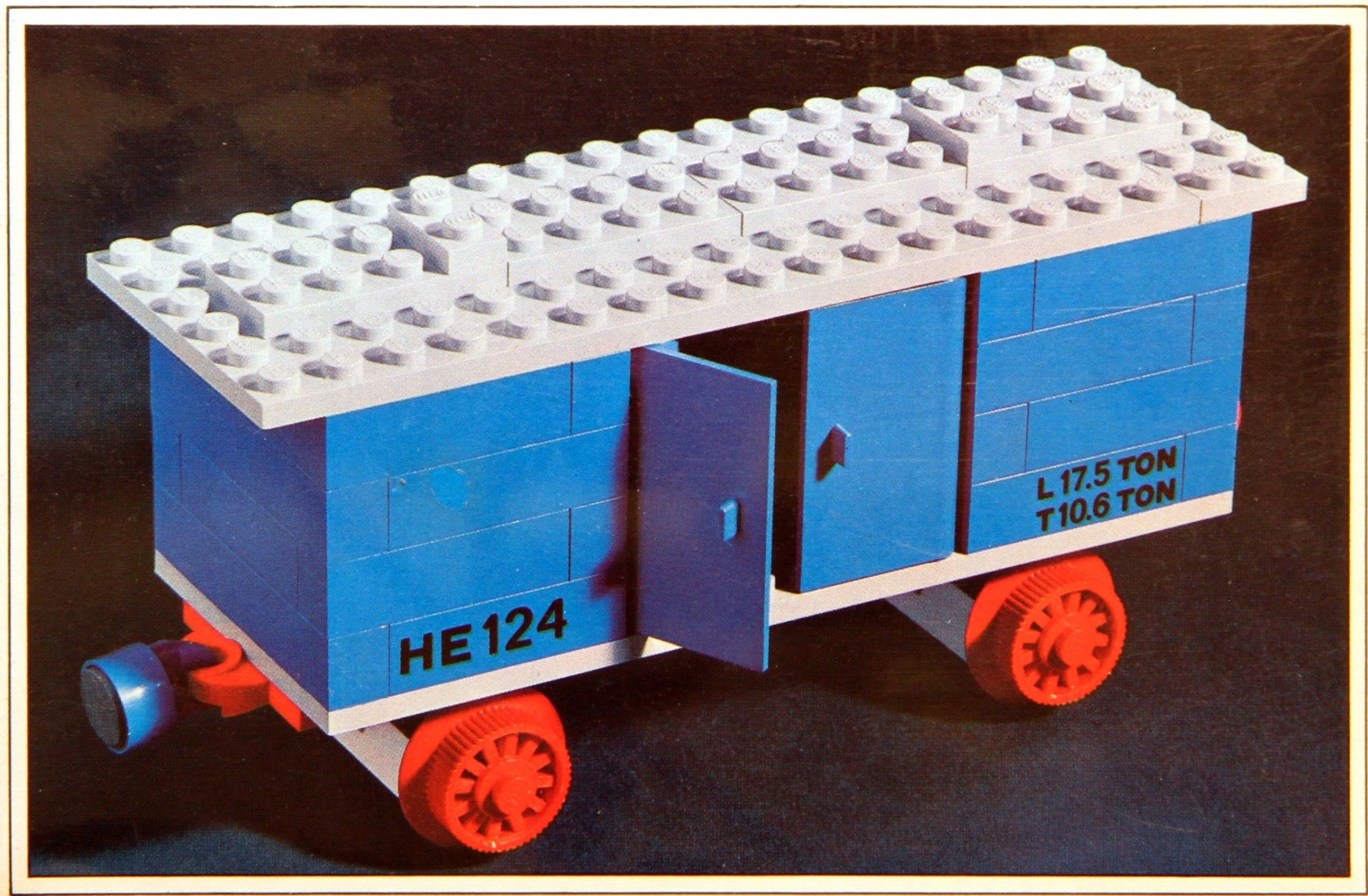 Blauer Güterwaggon