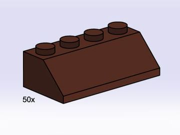 2x4 Roof Tiles Steep Sloped Bricks