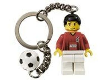 Soccer Player and Ball Key Chain