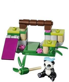 Panda-Bambusspielplatz