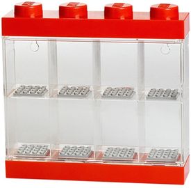 Minifigure Display Case 8 - Red