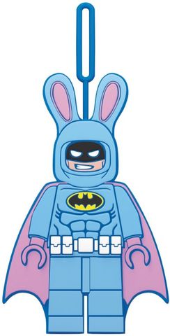 Easter Bunny Batman Luggage Tag