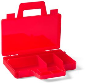 Transparent Red Sorting Case To Go