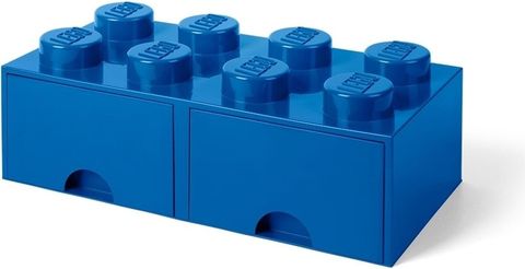 8 Stud Brick Drawer Blue