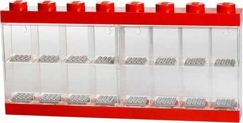 Minifigure Display Case 16 Red