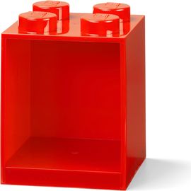 4 Stud Brick Shelf Bright Red