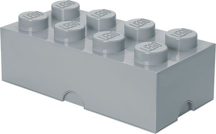 8 Stud Storage Brick Gray