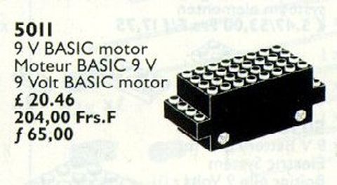 Motor for Basic Set 810, 9V