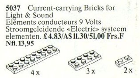 Current-Carrying Bricks 9V Assorted Sizes