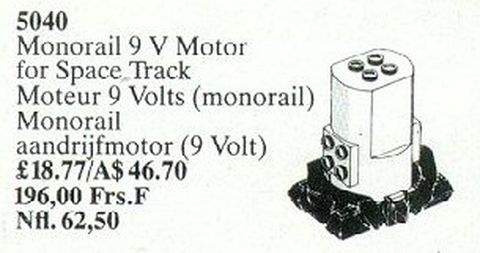 Monorail Motor 9 V