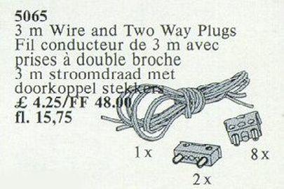 Two-Way Plugs and Cable 3.0m