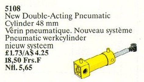 Double-Acting Pneumatic Piston Cylinder 48mm