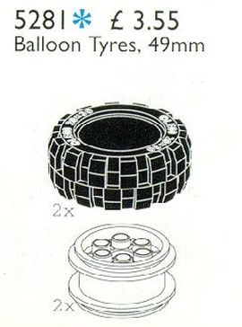 Balloon Tyres 49.6mm