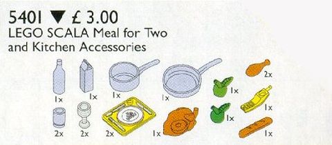 LEGO Scala Kitchen Accessories