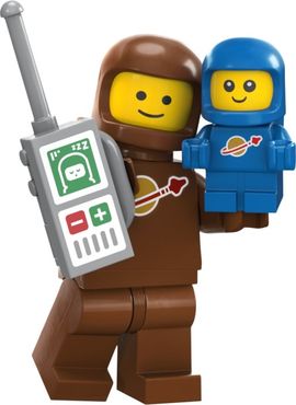 Brown Astronaut and Spacebaby