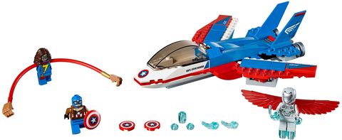 Captain America Jet Pursuit