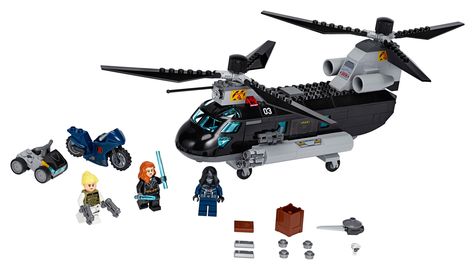 Black Widow's Helicopter Chase