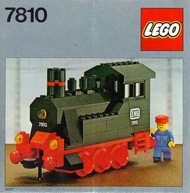 Dampflokomotive ohne Motor