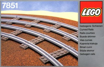 8 Curved Rails Grey 4.5V