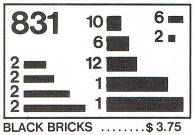 Black Bricks Parts Pack