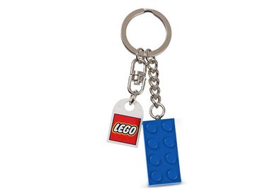 Blue Brick Key Chain