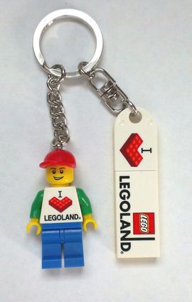 I Love LEGOLAND Keychain, Male