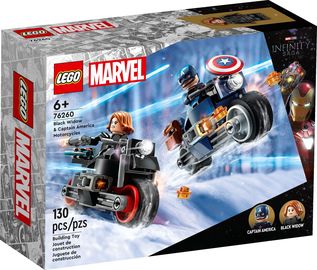 LEGO Marvel - Black Widow & Captain America Motorcycles - Set 76260