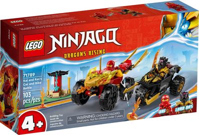 LEGO Ninjago - Kai and Ras's Car and Bike Battle - Set 71789