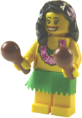 Detail: Hula Dancer