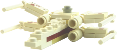 Mini X-Wing & TIE Fighter (4484)